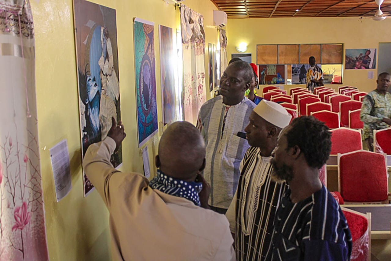 Exposition itinérante du projet PEG : L’art au service de l’égalité de genre dans la Boucle du Mouhoun