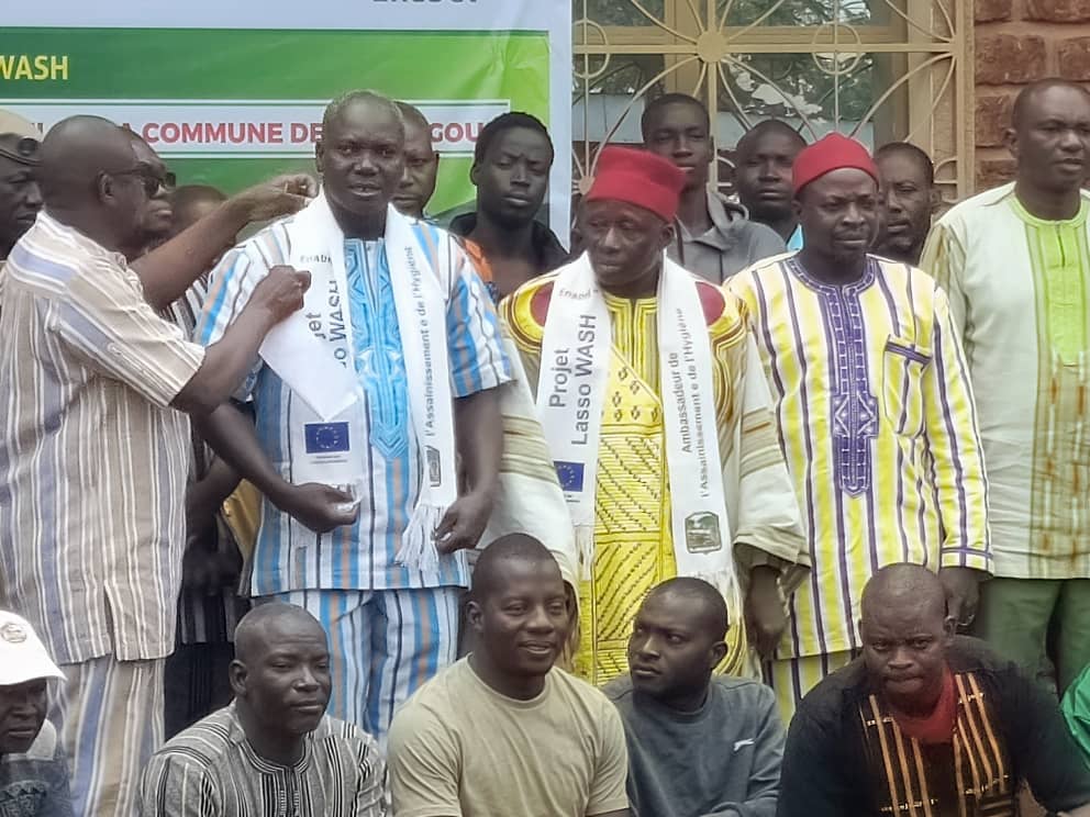 Dédougou : des leaders engagés pour l’assainissement à travers un atelier de déclenchement institutionnel avec l&rsquo;appui du Projet Lasso WASH