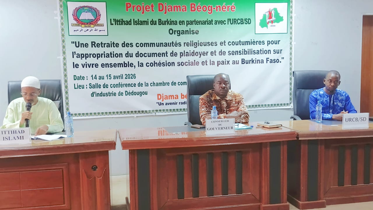 Dédougou : les communautés religieuses et coutumières en retraite spirituelle pour promouvoir la paix et la cohésion sociale
