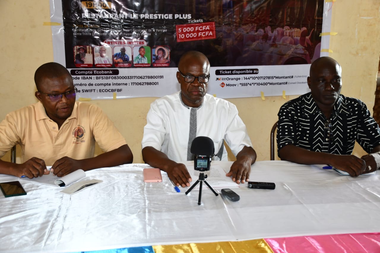 Gala diocésain des laïcs : le diocèse de Dédougou mobilise ses fidèles autour d’un objectif de 10 millions FCFA